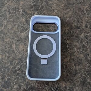 Blue Phone Case with Ring Holder